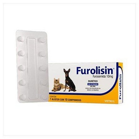 Furolisin 10mg 10 Comprimidos