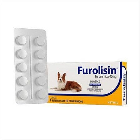 Furolisin 40Mg -  Blister C/ 10 Comprimidos