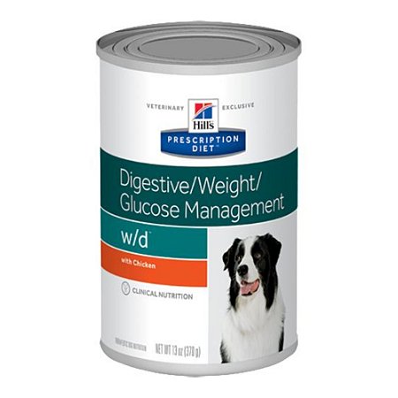Ração Úmida Hill´s Cães Lata W/D Controle de Peso e Glicêmico 370g