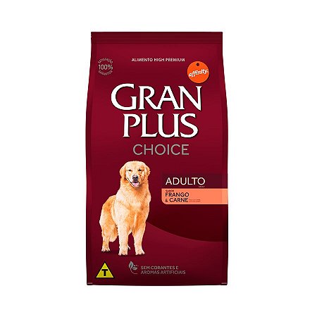 Gran Plus Cães Adultos Choice 15Kg