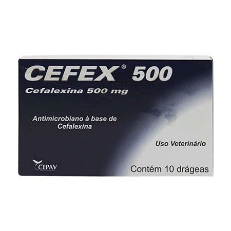 Cefex 500mg 10 Comprimidos