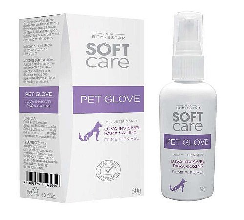 Pet Glove Locão Hidratante Antiderrapante Soft Care 50gr