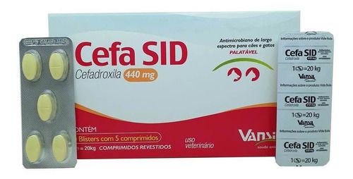 Cefa Sid 440mg 5 Comprimidos