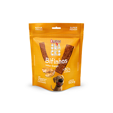 Quatree Snacks Bifinhos Sabor Frango 500G