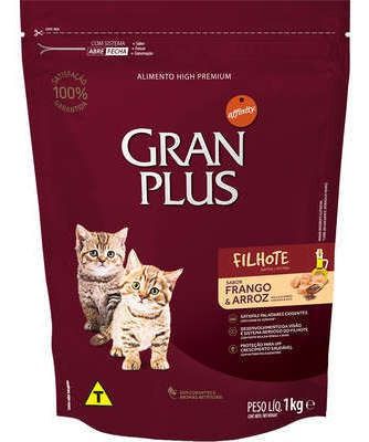 Gran Plus Menu Gato Filhote Frango 1Kg