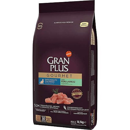 Gran Plus Gourmet Gatos Castrados Peru 10.1 kg