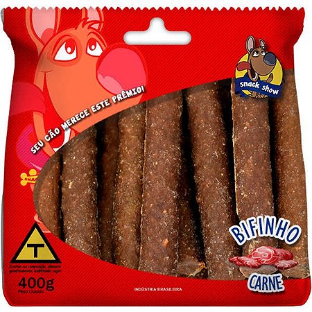 Bifinho Snack Show Palito Carne para Cães 400 g