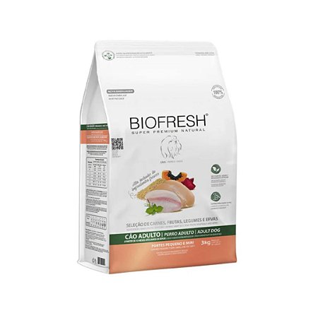 Biofresh Cães Adultos Raças Pequenas e Mini 3Kg
