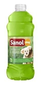 Eliminador De Odores Sanol Dog Herbal - 2Lt