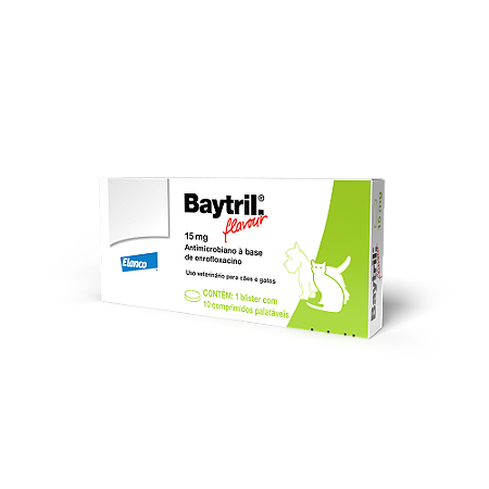 Baytril 15mg 10 Comprimidos