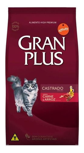 Gran Plus Menu Gatos Castrados Carne 10.1 kg
