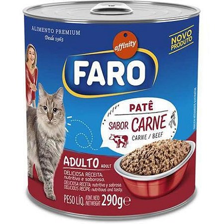 Lata Faro Gato Adulto Carne 280g