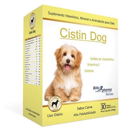 Cistin Dog Suplemento 30 Tabletes