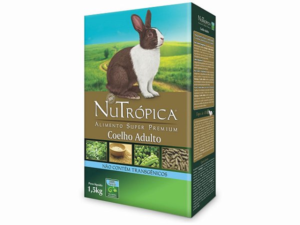 Nutrópica Coelho Adulto 1,5kg