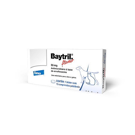 Baytril 50mg 10 Comprimidos