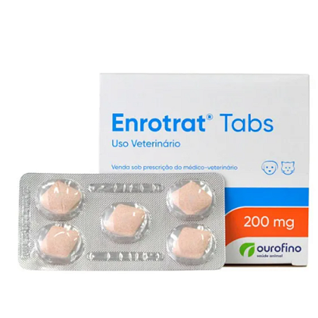 Enrotrat Tabs 200mg Ourofino