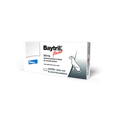 Baytril 250mg 6 Comprimidos