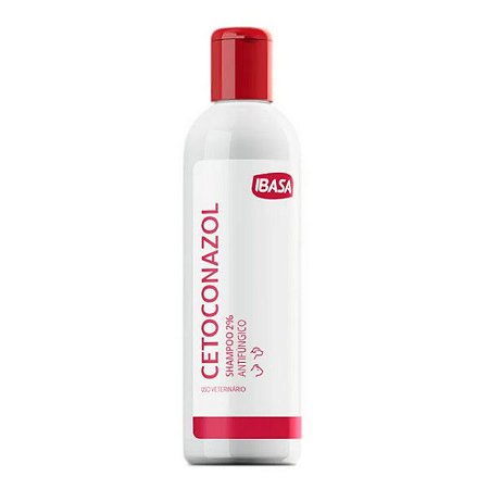 Shampoo Antifúngico Ibasa Cetoconazol para Cães e Gatos 200ml