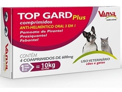 Top Gard Plus 600Mg 4 Comprimidos