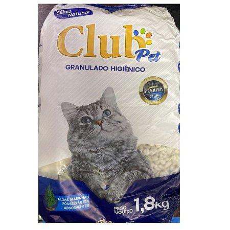 Granulado Higiênico Club Pet Premium 1,8kg