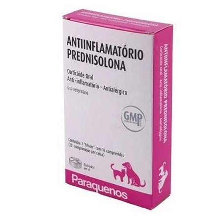 Prednisolona 20Mg - 10 Comprimidos