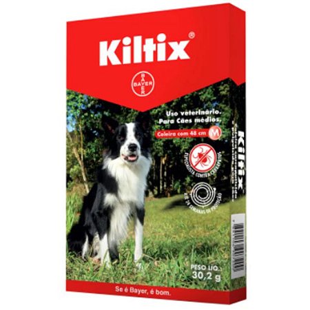 Coleira Kiltix  Tamanho Médio 48cm