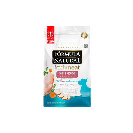 Fórmula Natural Fresh Meat Cães Adultos Raças Pequenas e Mini 1kg