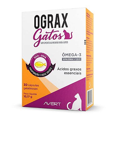 Ograx Gatos 30 Cápsulas