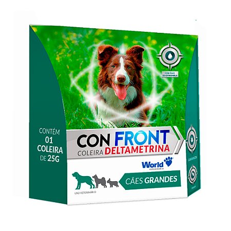 Coleira Confront Raças Grandes 25g