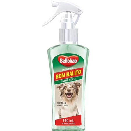 Solução Bucal para Cães Bom Hálito Menta 140ml