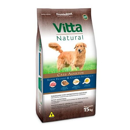 Vitta Natural Cães Adultos Frango 15kg