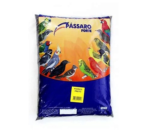 Sementes Pássaro Forte Painço Preto 200gr