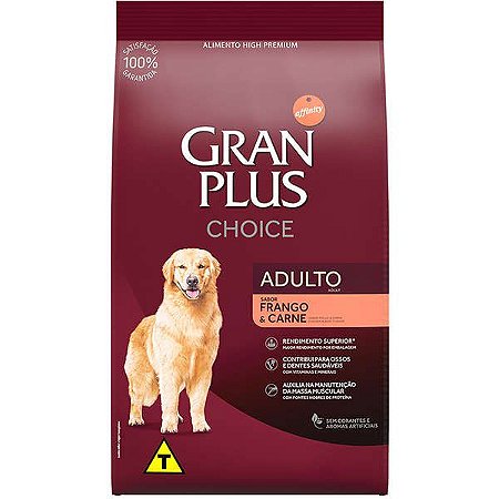 Gran Plus Caes Adultos Choice 20Kg