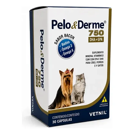 Pelo & Derme 750 30 Cápsulas