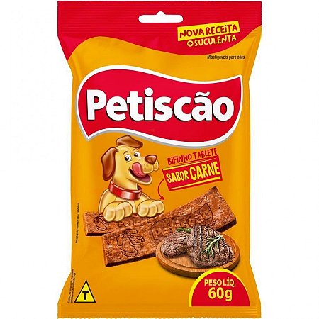 Bifinho Carne Tablete 60g - Petiscão