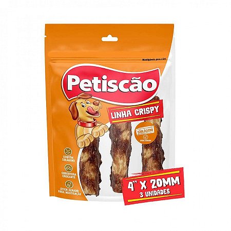 Cãolágeno Crispy 4x20mm 3 Unidades  - Petiscão