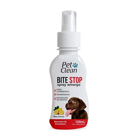 Spray Amargo Bite Stop Pet Clean 120ml