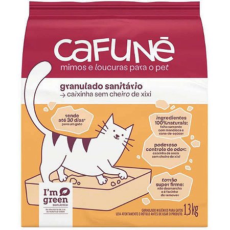 Granulado Sanitário Cafuné para Gatos 1,3kg