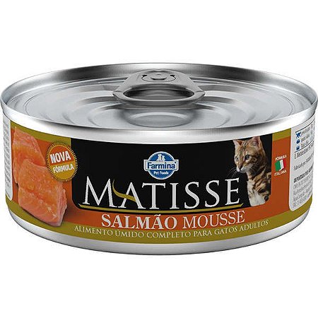 Ração Úmida Lata Matisse para Gatos Salmão - 85g