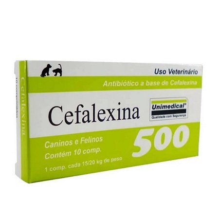 Cefalexina 500mg 10 Comprimidos