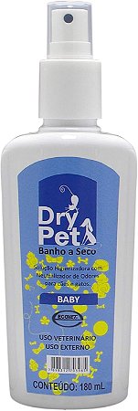 Banho a seco ecovet drypet baby 180ml