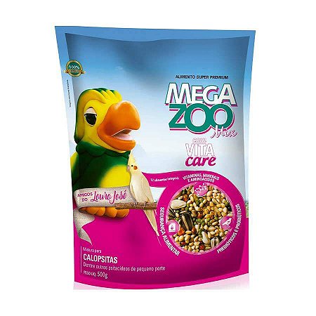 Megazoo Mix Amigos do Louro José para Calopsita 500g