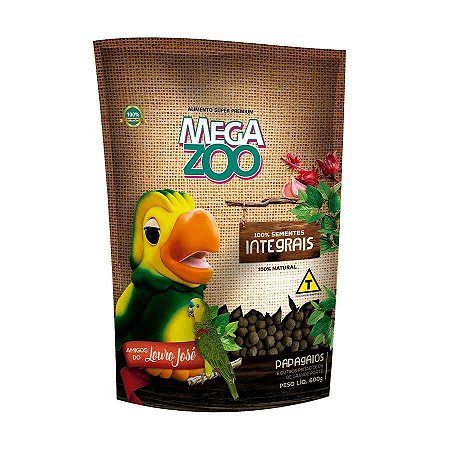 Megazoo Integral Amigos do Louro José para Papagaio 600g