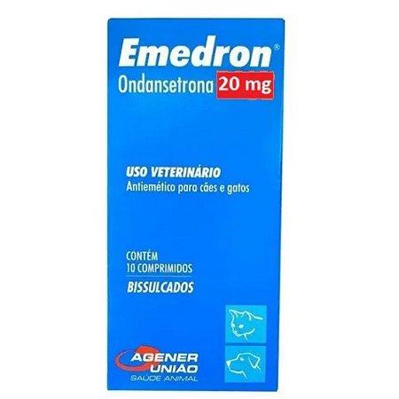 Emedron 20mg Cães e Gatos - 10 Comprimidos