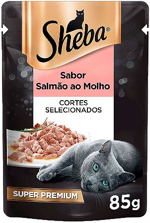 Sachê Sheba Adulto Salmão ao Molho 85g