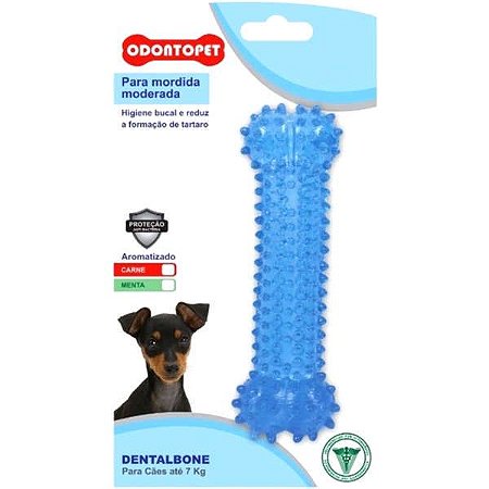 Odontopet Osso Dental Bone Azul para Cães