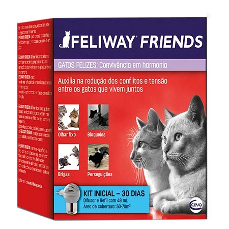 Feliway Friends Difusor e Refil para Gatos 48ml