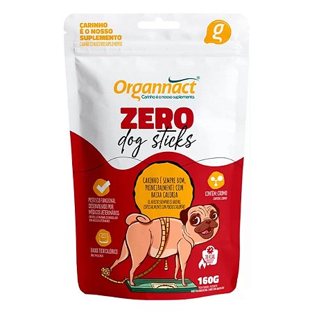 Suplemento Zero Dog Sticks 150g -  Organnact