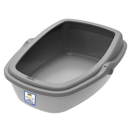 Sanitário Para Gatos WC King Cinza