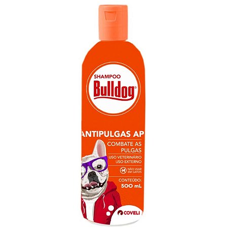 Shampoo Antipulgas Bulldog para Cães 500ml